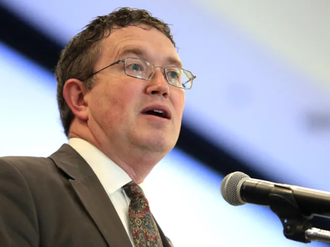 Thomas Massie in Lake Jackson, Texas.